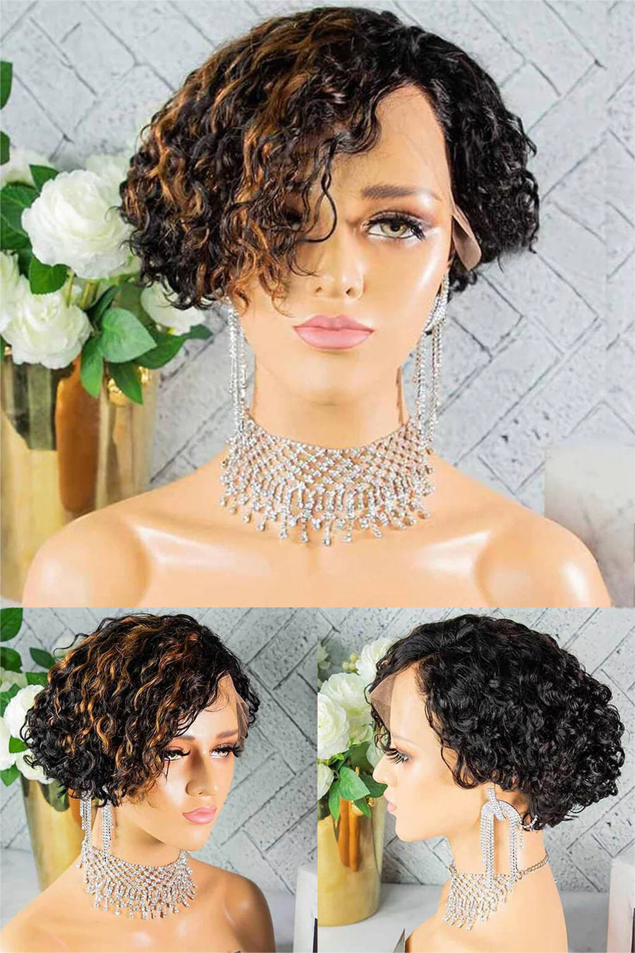 Gallery Style Pixie Bob Cut Wigs 020